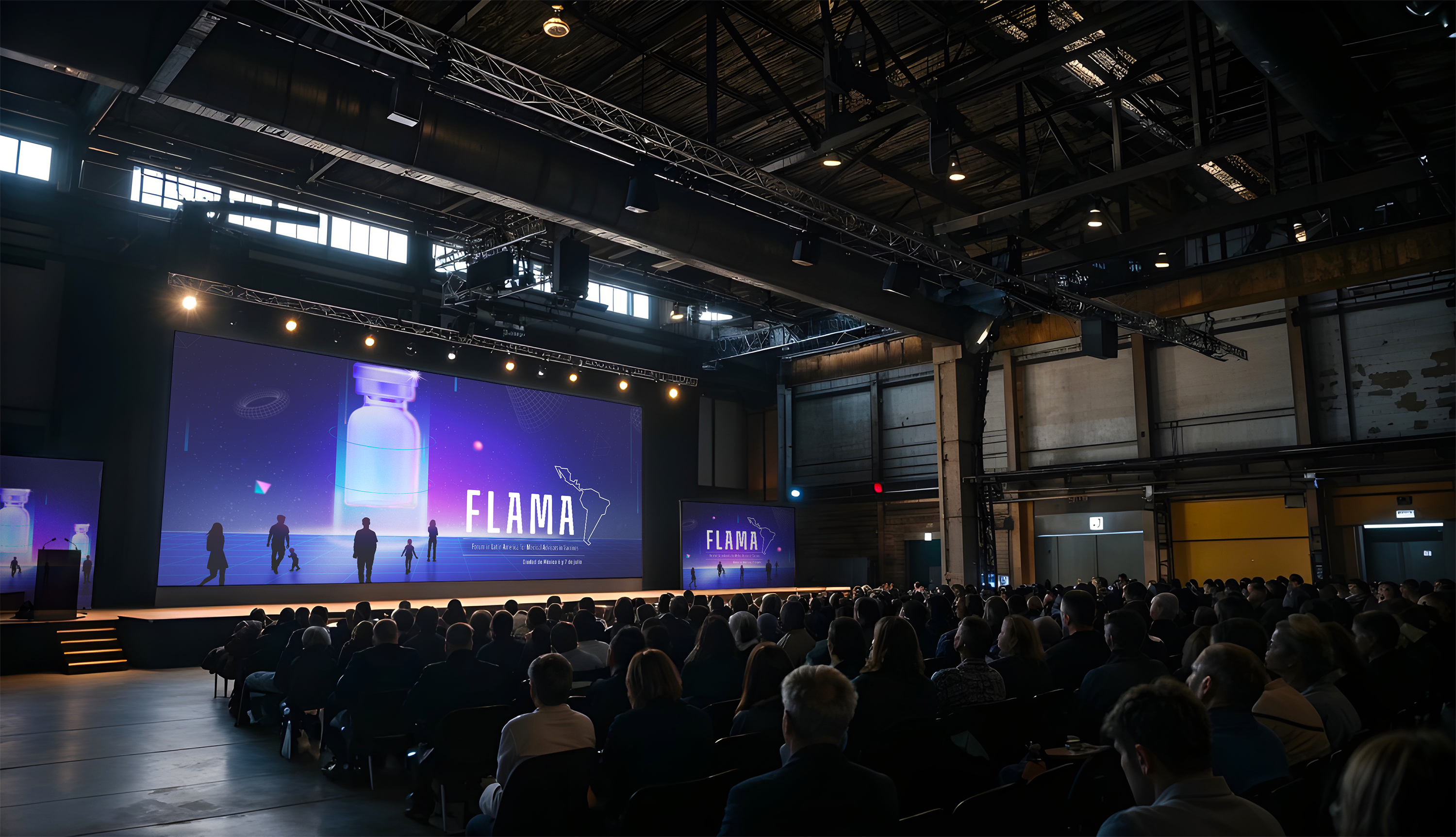FLAMA Stage Mockup